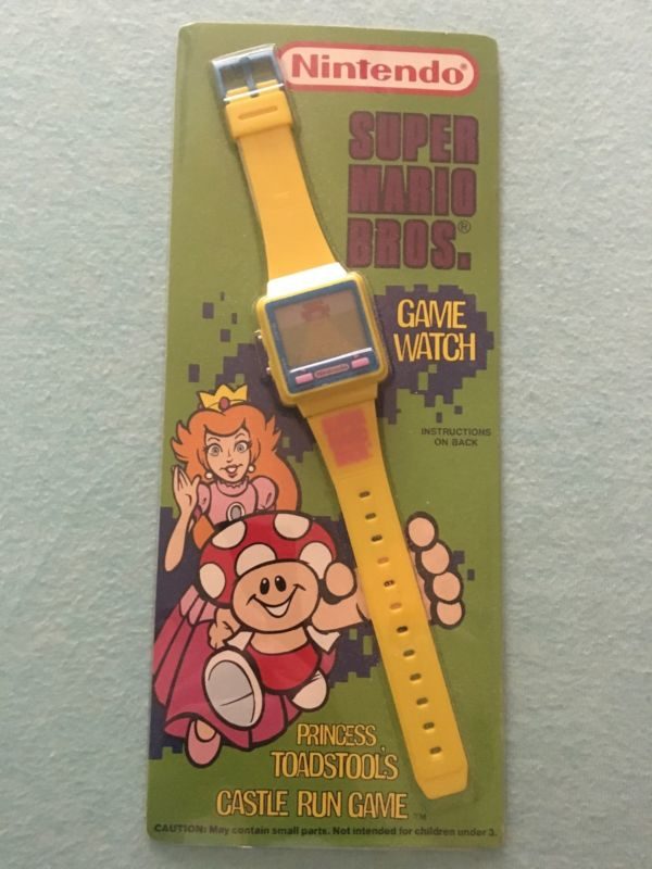 A Princess Toadstool themed wrist watch
